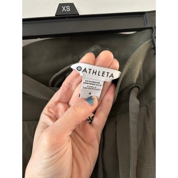 Athleta Womens Trekkie North Jogger High Rise Size 4 Mountain Olive Activewear - Picture 3 of 5